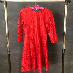 Red Lace Dress
